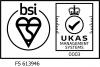 BSI and UKAS Logo.